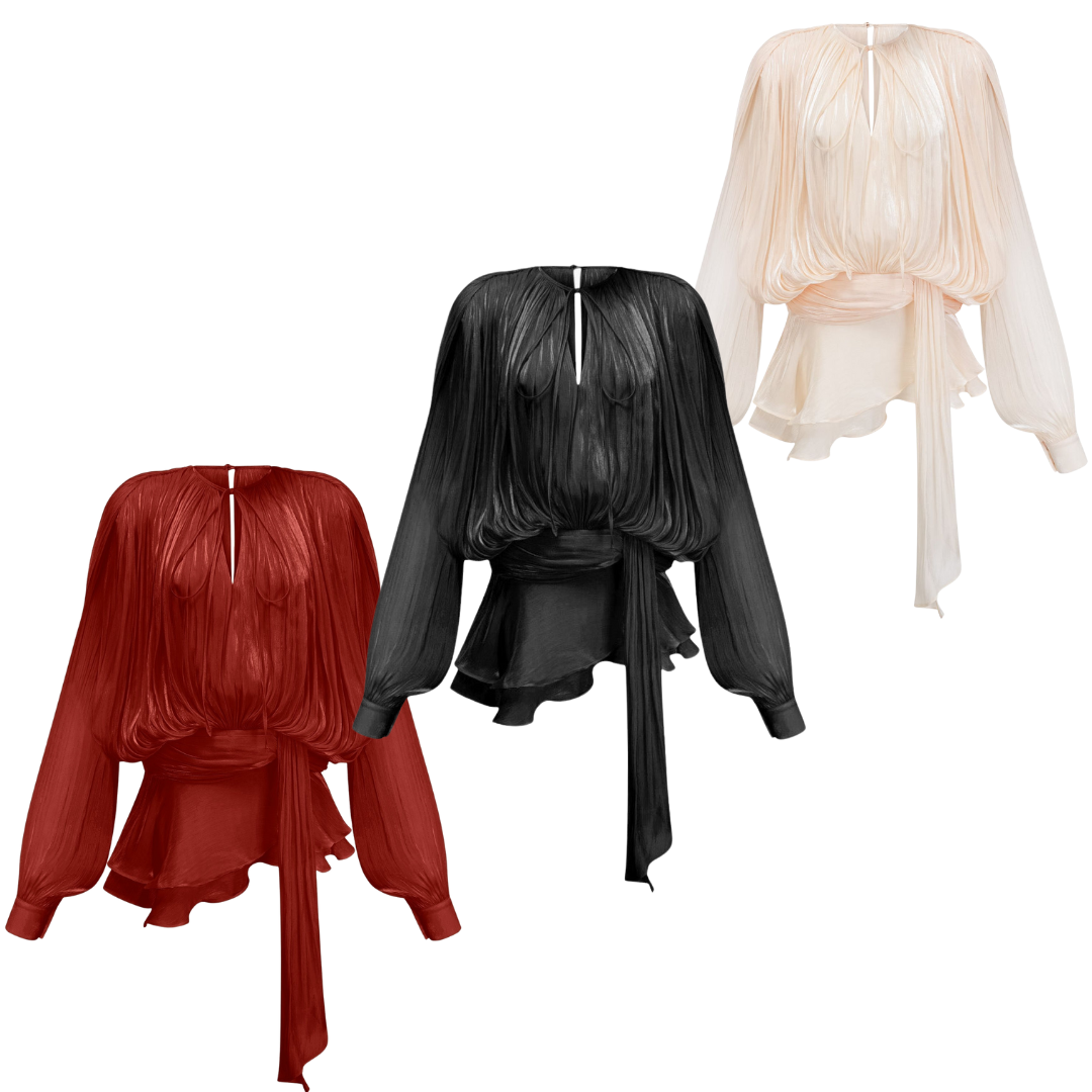 Grace - Boho Chiffon Kleid