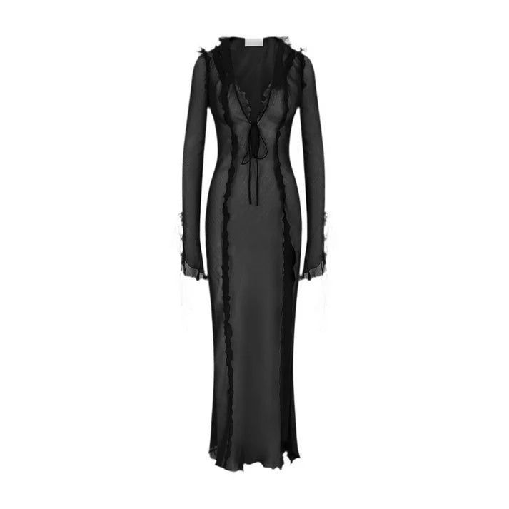 Mystique Elegance - Langes Kleid