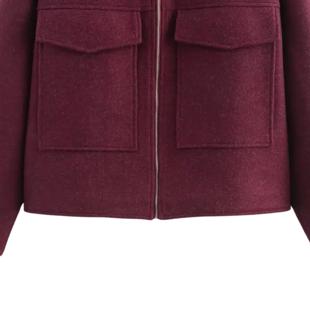 Jacke Solea mit Reißverschluss und Taschen