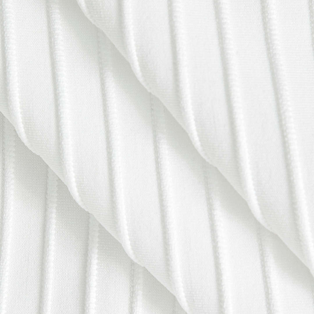 Kiki - weißes Kleid mit Volant