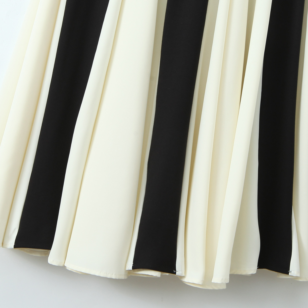 Joane -  Contrast Midikleid