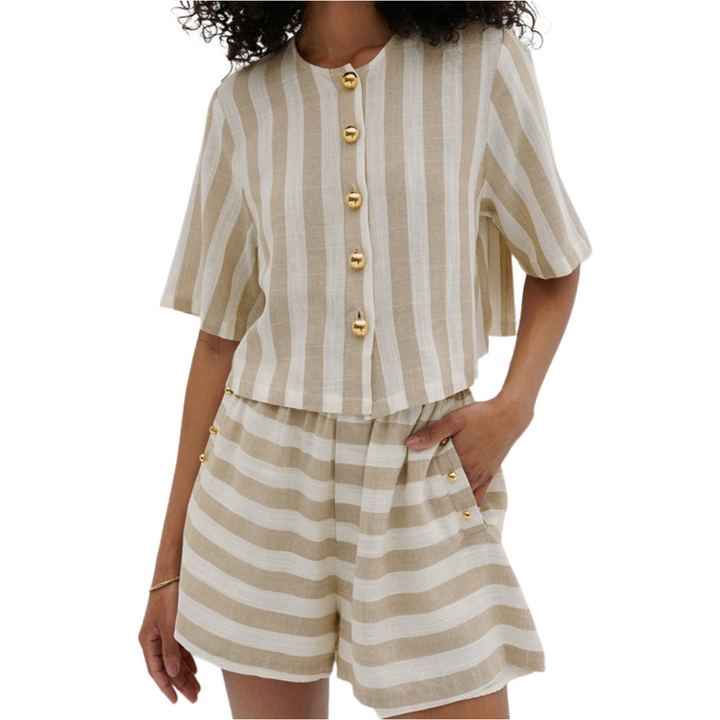 Sarah - Set mit Goldknöpfen